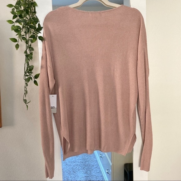Nordstrom Ribbed V-neck Sweater Women’s Small NWT - Picture 6 of 10